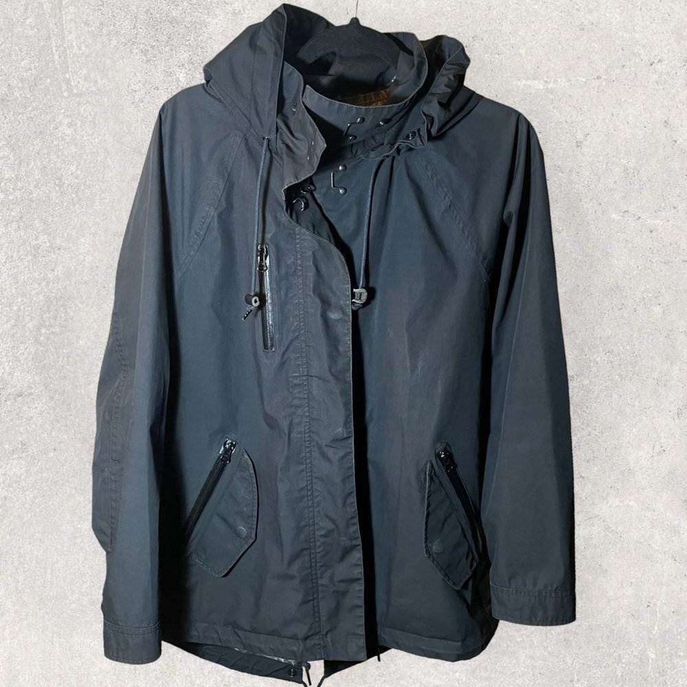 OBEY No 89 Black Parka With Hood Jacket